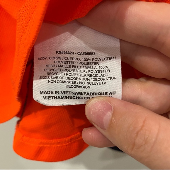 Nike Dri-Fit Orange Racer Back Tank Top - Picture 6 of 6